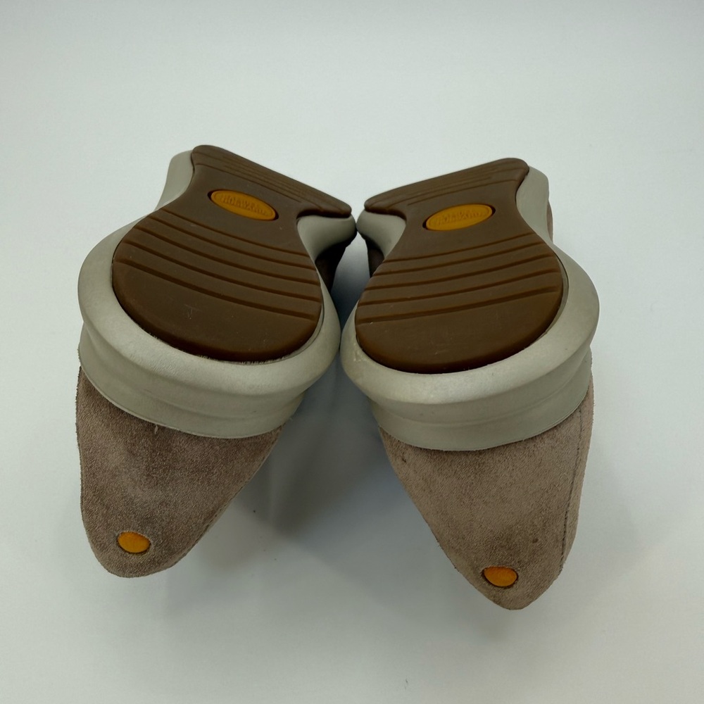 Samuel Hubbard Freedom Stroll Buff Nubuck Taupe Suede Oxford Shoes Size 8 - Picture 15 of 16